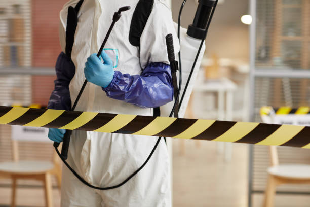 Professional Biohazard Cleanup technician working in Richland, MO